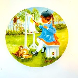 Porcelain Wall Plate My Magic Hat By Rusty Money Seems Like Yesterday Series
